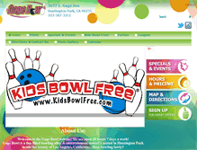 Tablet Screenshot of gagebowl.com